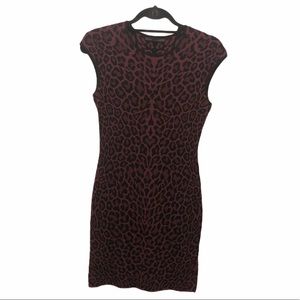 RVN Leopard Bodycon Mini Dress